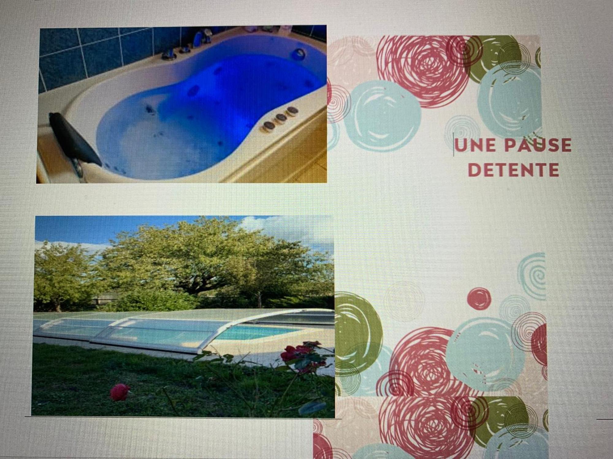 Gite 3 Etoiles Les Gourlines Avec Balneo, Veranda, Piscine Et Garage Avermes Екстериор снимка